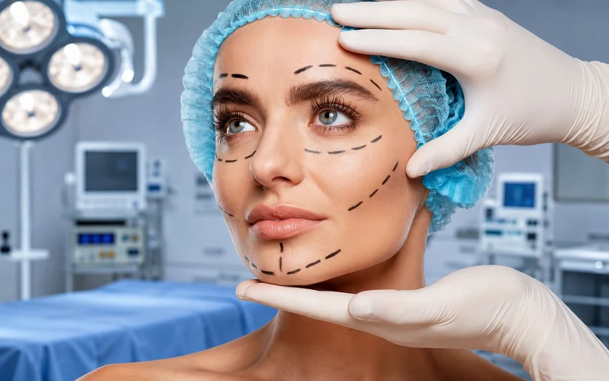 Plastic surgery consultation